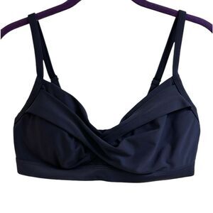 Athleta Women's Twister Underwire Bikini Top Navy 32D/DD Navy 964874